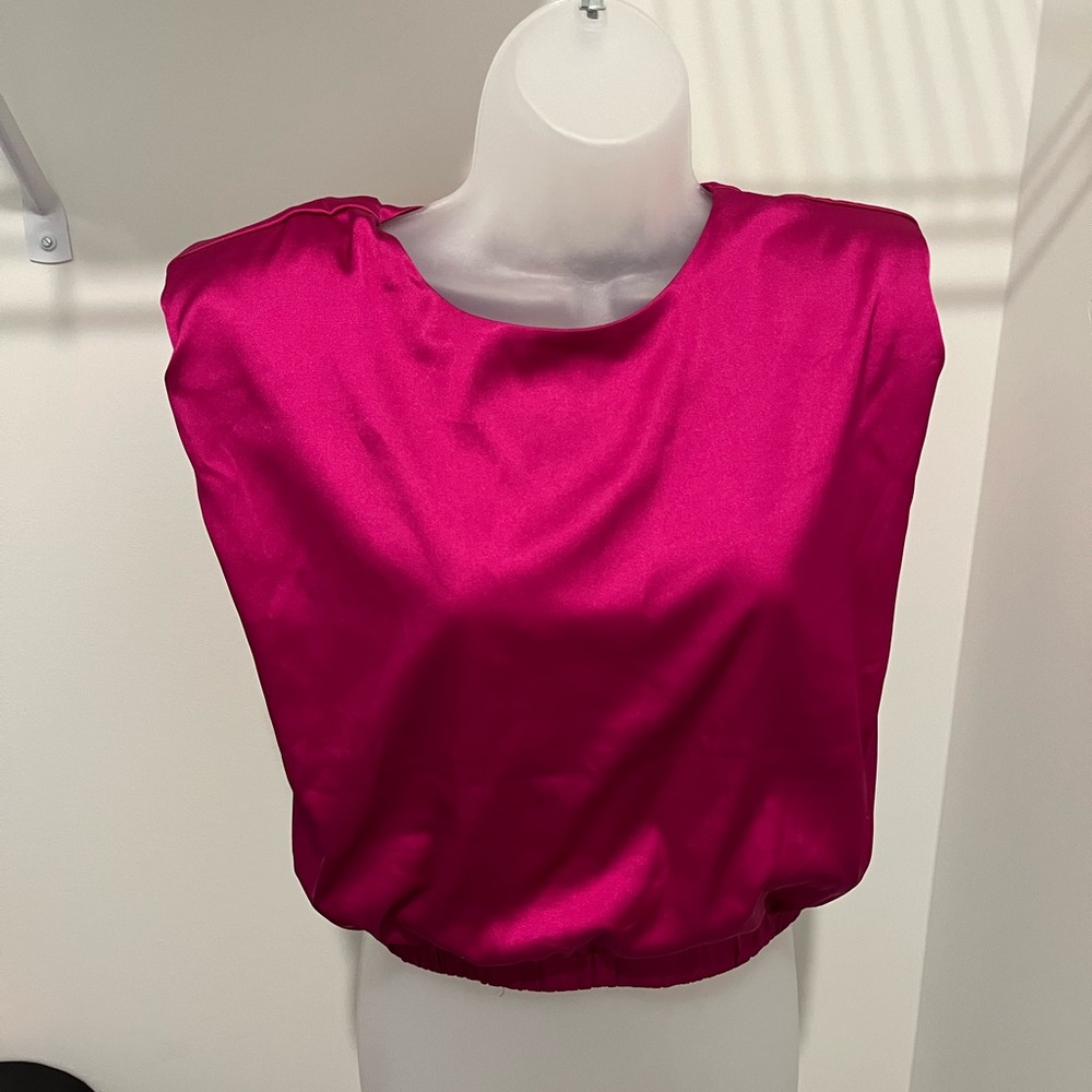 Fab’rik Satin Crop Top